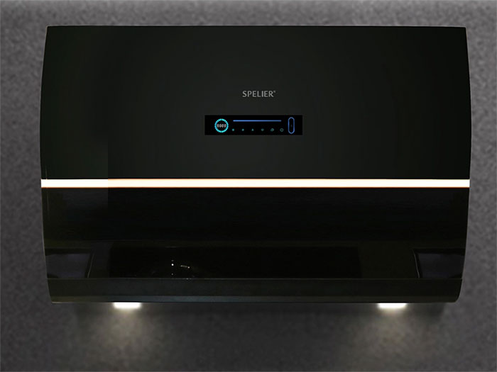 Máy hút mùi có 2 đèn Led