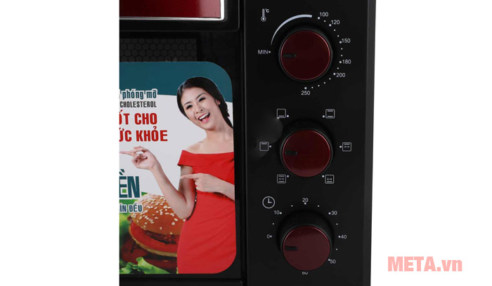 Bảng điều khiển của Lò nướng Sunhouse SHD4226