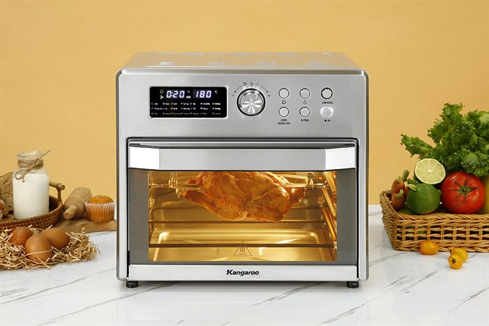 nồi chiên Kangaroo KG15AF3A có kiểu dáng hiện đại, sang trọng