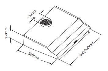Kích thước Fandi FD-605S
