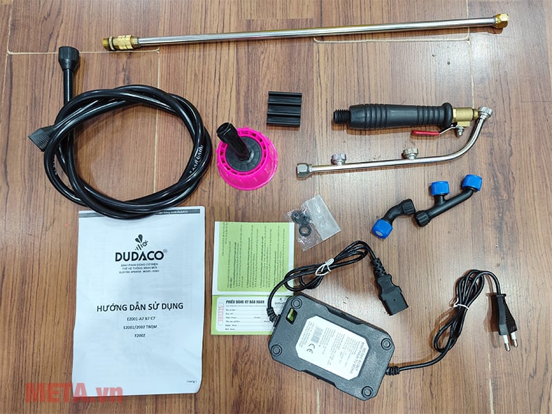 Phụ kiện đi kèm theo bình