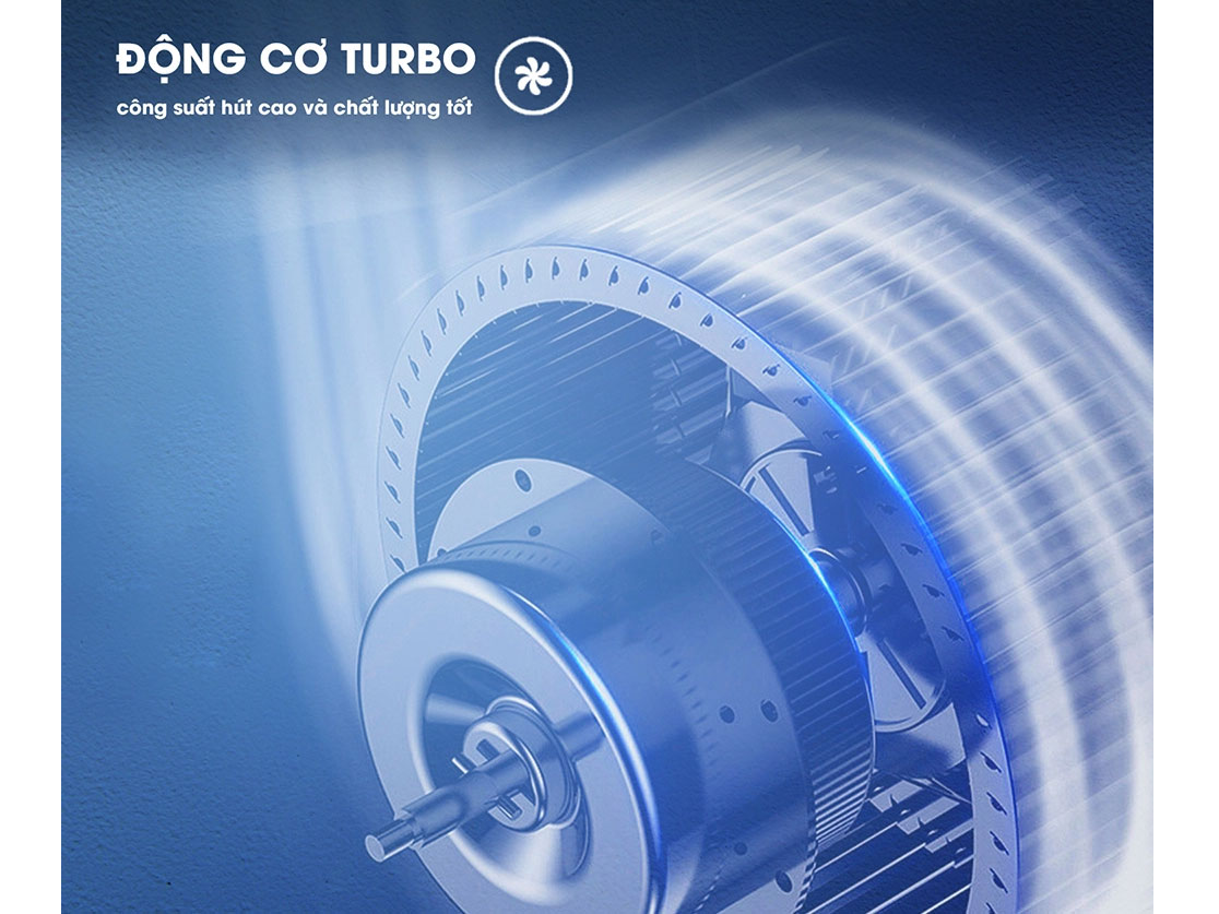 Máy hút mùi có động cơ mạnh mẽ