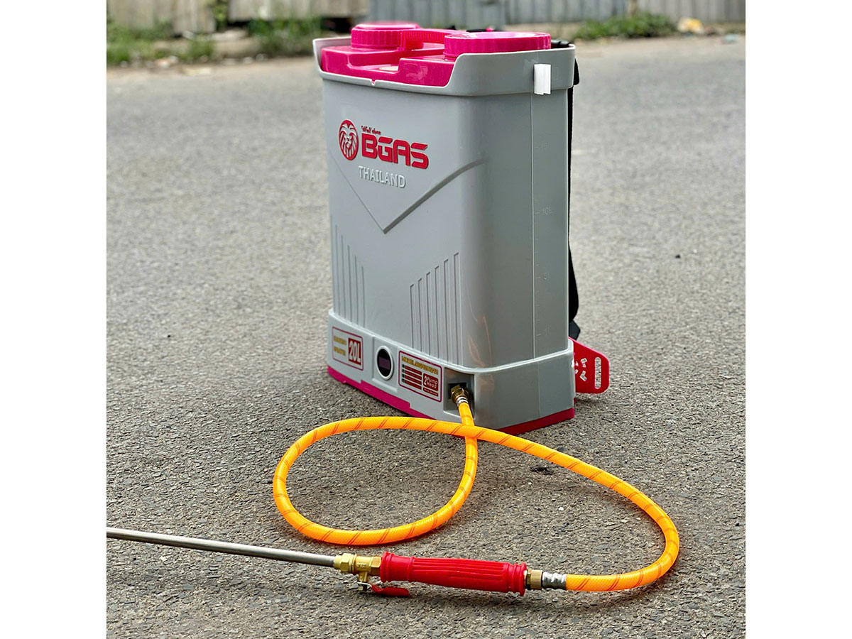 Bình phun thuốc trừ sâu Bgas dùng bình ắc quy 12V/12Ah
