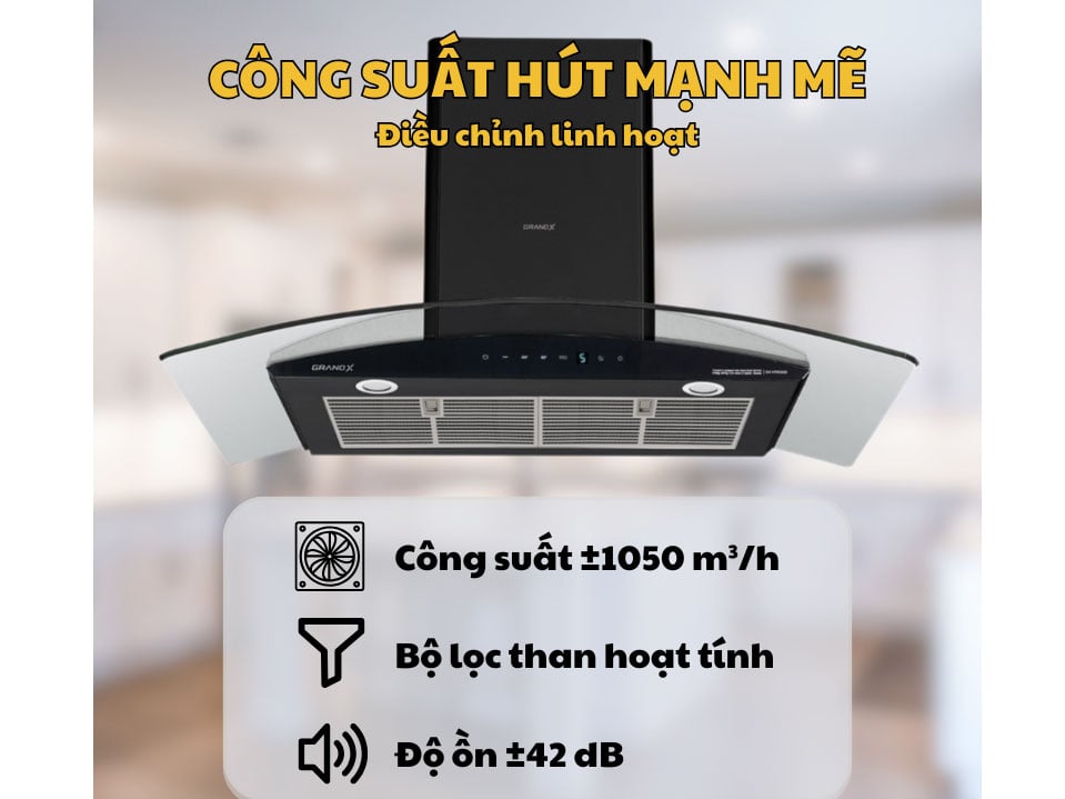 Máy hút mùi nhà bếp nhanh chóng