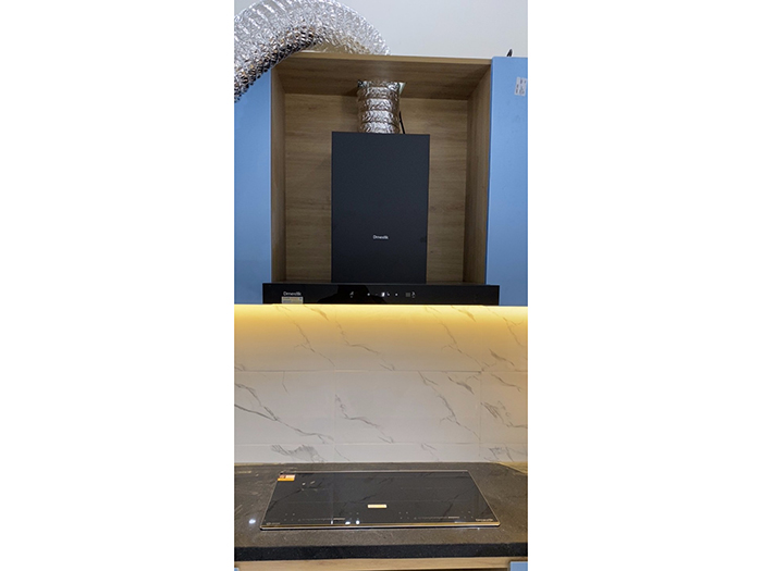 Hình ảnh lắp đặt máy hút mùi thực tế 