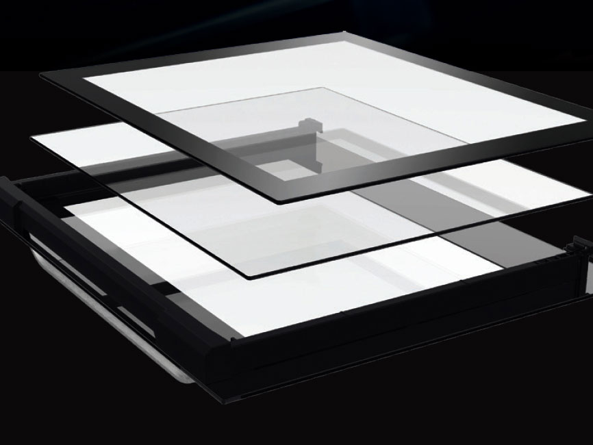 Lò nướng dùng cửa kính 3 lớp