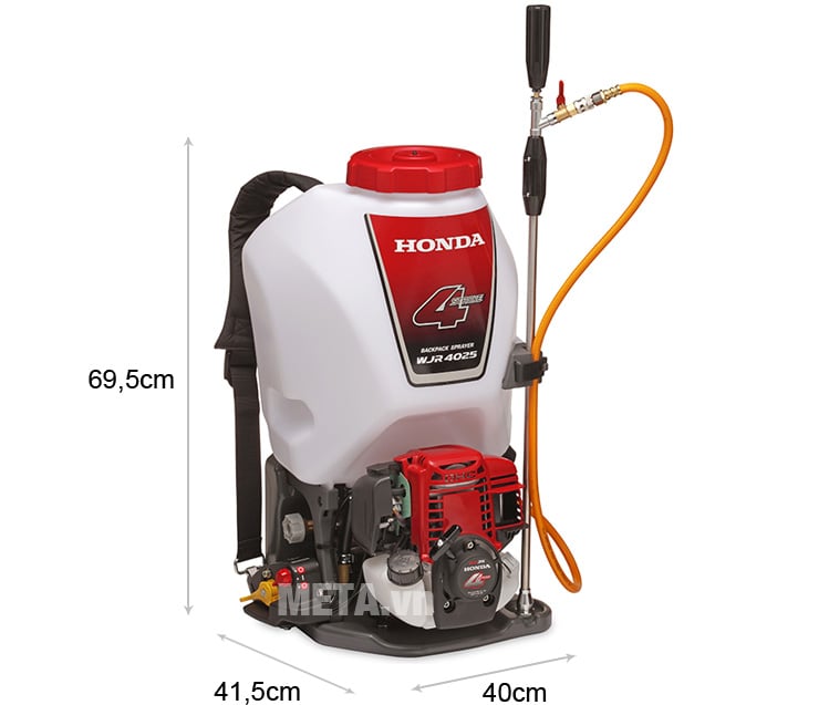 Bình phun thuốc Honda WJR4025T GCV có kích thước gọn gàng
