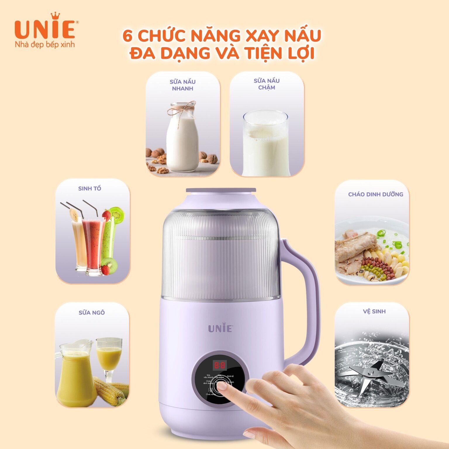 UNIE UMB09 có 6 chức năng