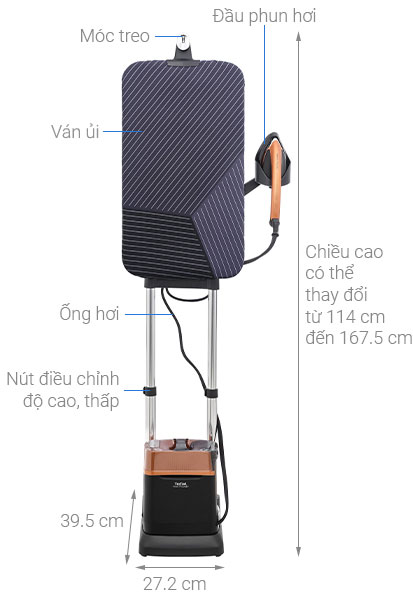 Cấu tạo của bàn ủi Tefal IXEO Power QT2020