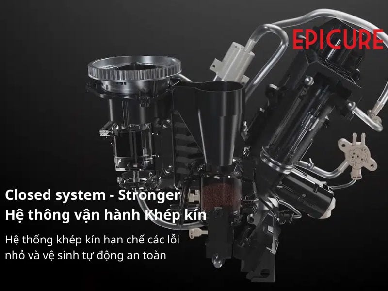 Máy pha cà phê Kalerm chống ồn tốt