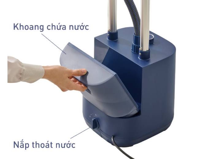 Bàn là hơi nước đứng Panasonic tháo rời được bình nước