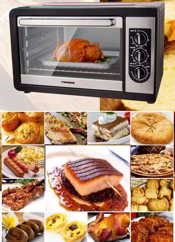 Lò nướng Tiross TS9609 có đa dạng chế độ nướng