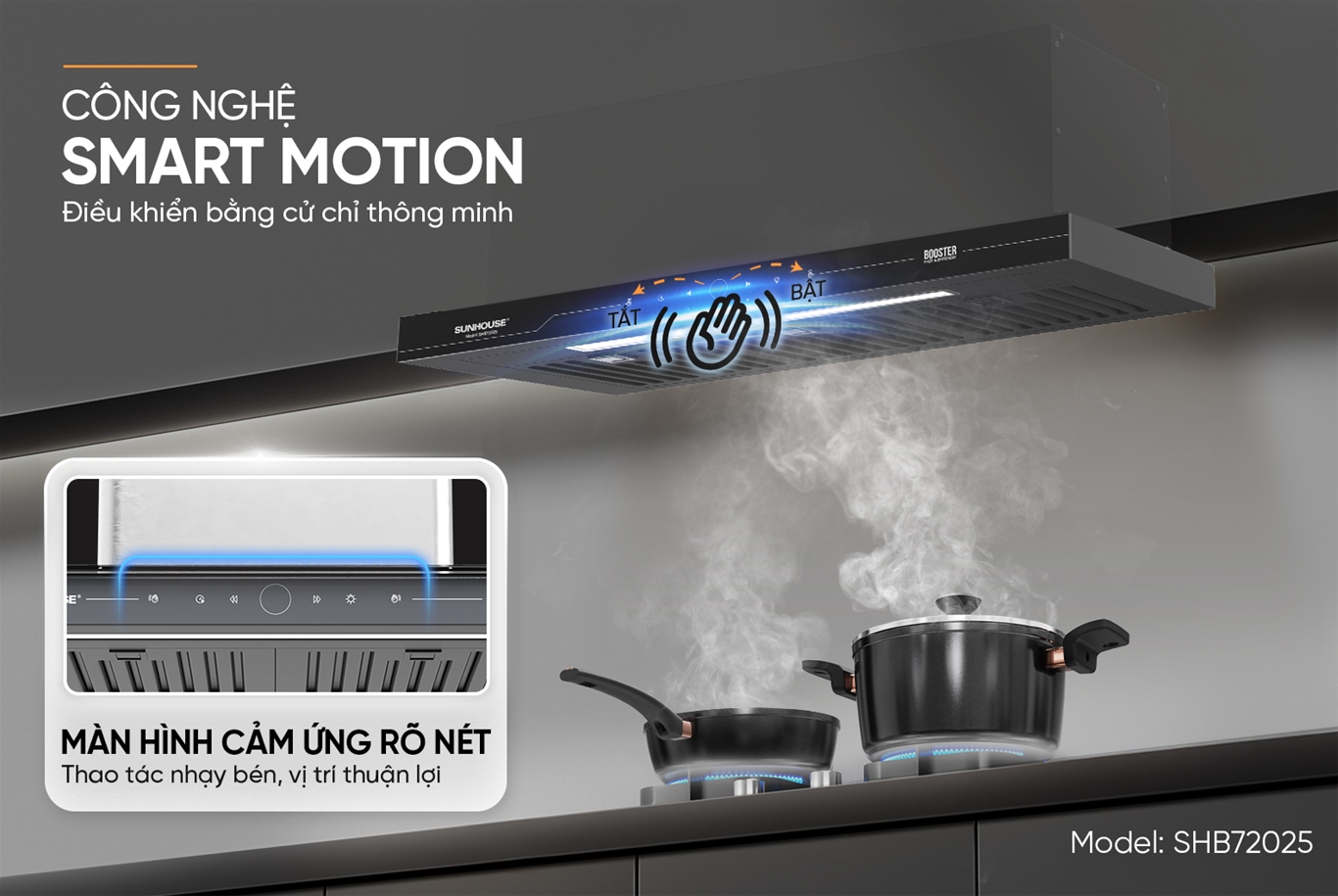 Sunhouse SHB72025 có điều khiển bằng cử chỉ