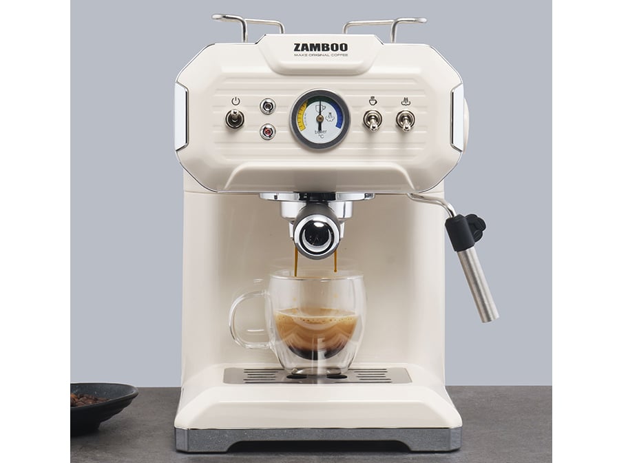 Máy pha cà phê Zamboo ZB-92CF màu trắng