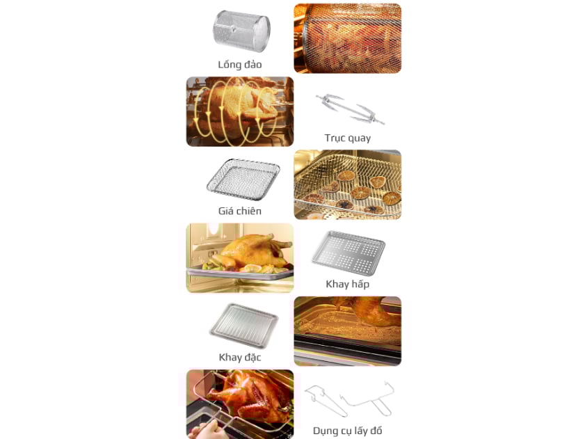 Phụ kiện nồi chiên không dầu Olivo