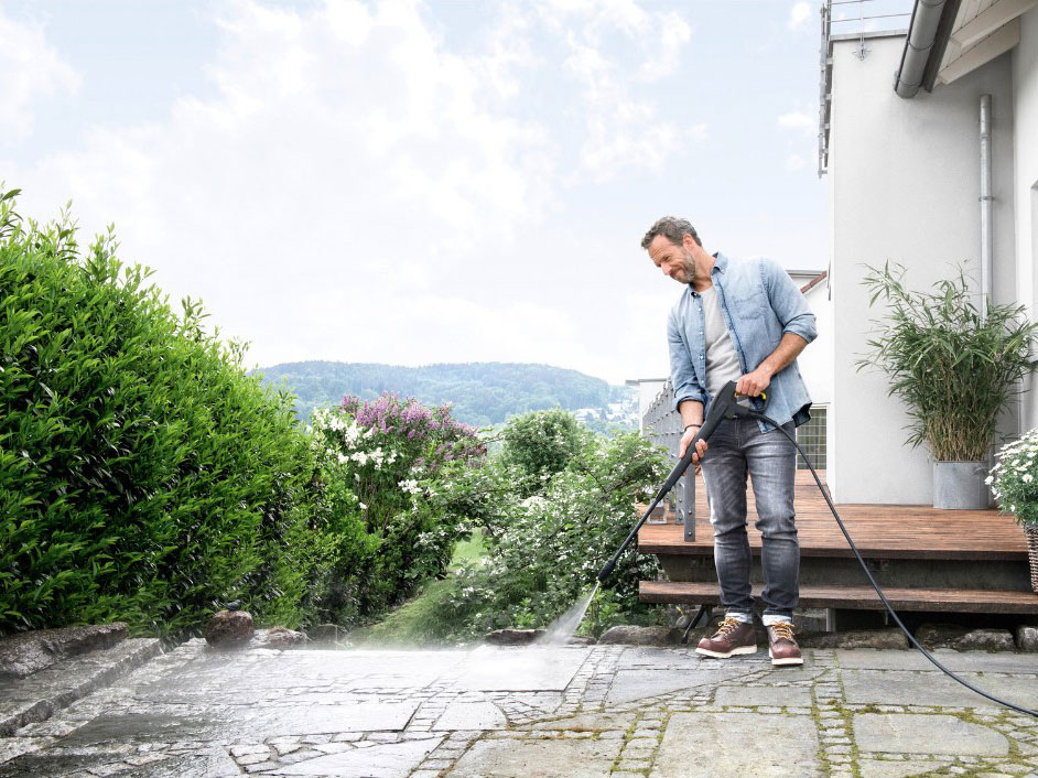 Máy phun rửa áp lực cao có tay cầm nối dài