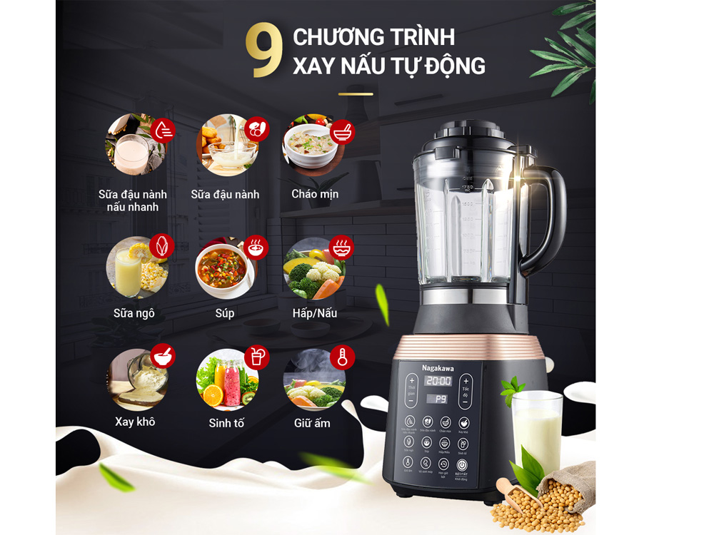 9 chương trình nấu tự động