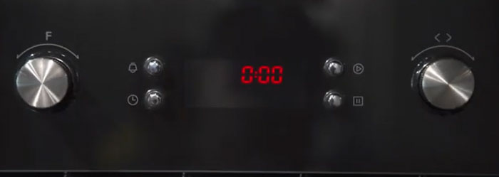 Bảng điều khiển của lò nướng Hafele HO-2KT65A 538.61.441