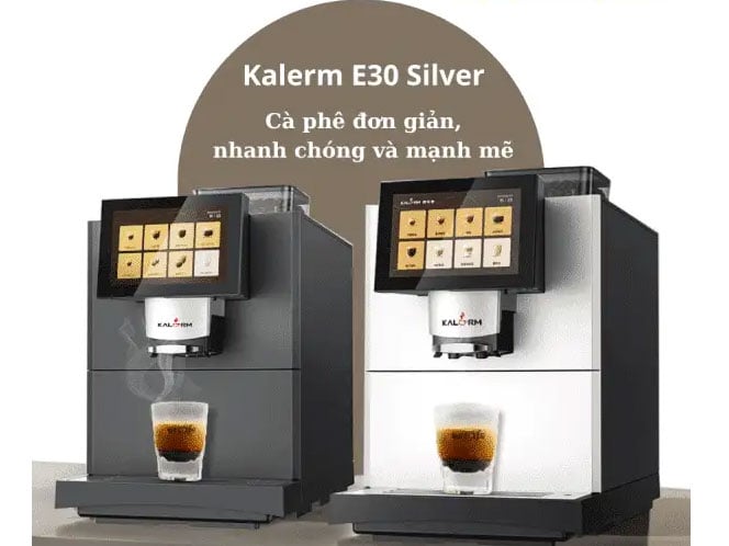 Máy pha cà phê có 2 gam màu