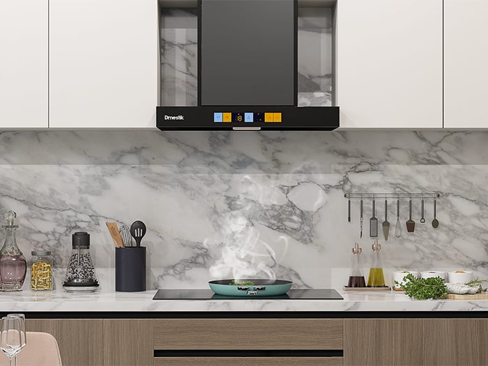 Máy hút mùi cho không gian bếp rộng 