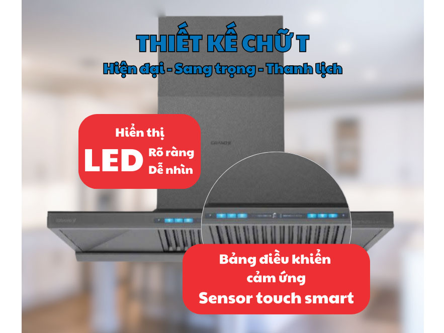 Máy hút mùi áp tường 