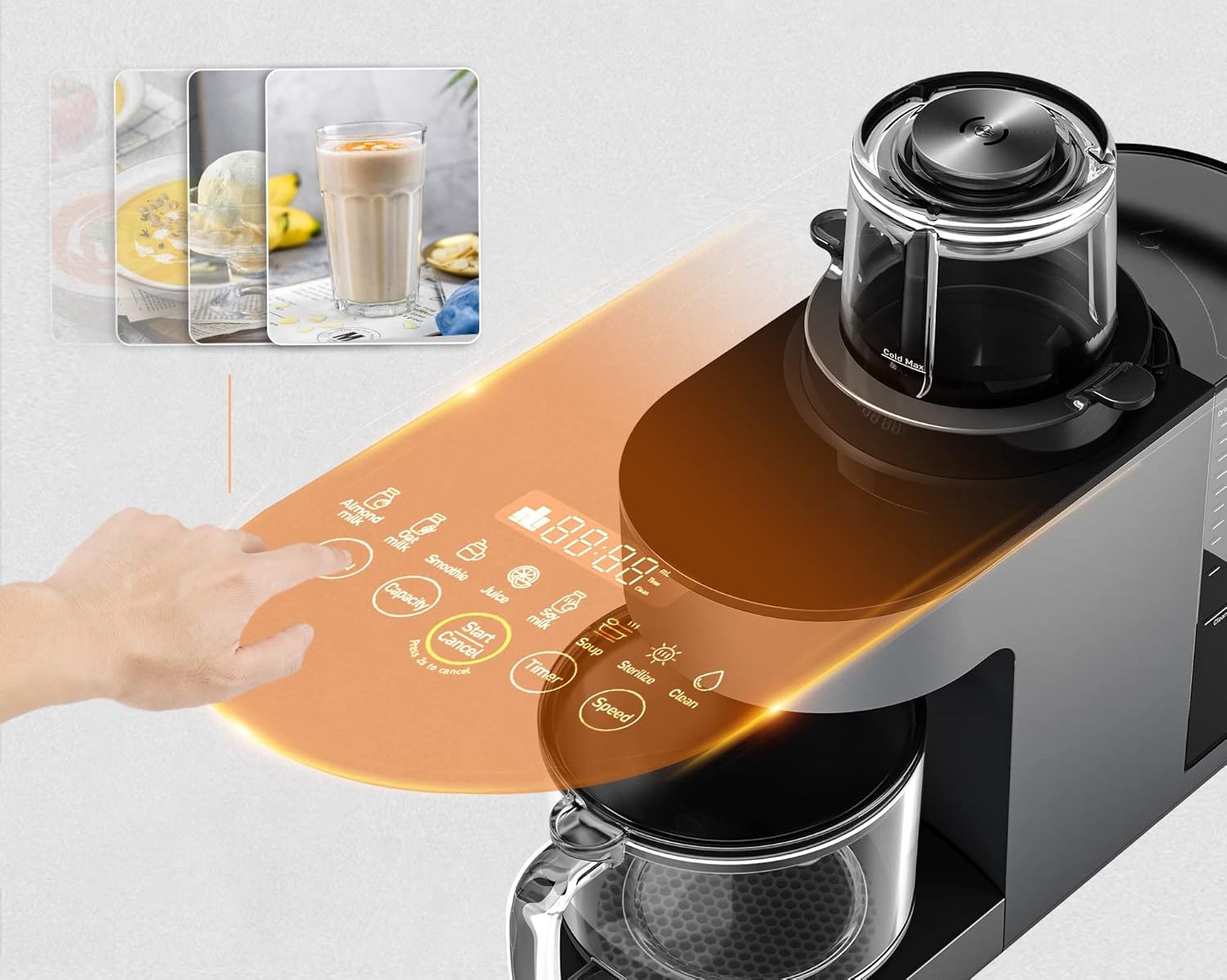 Bảng điều khiển cảm ứng LED – Hiện đại và dễ thao tác