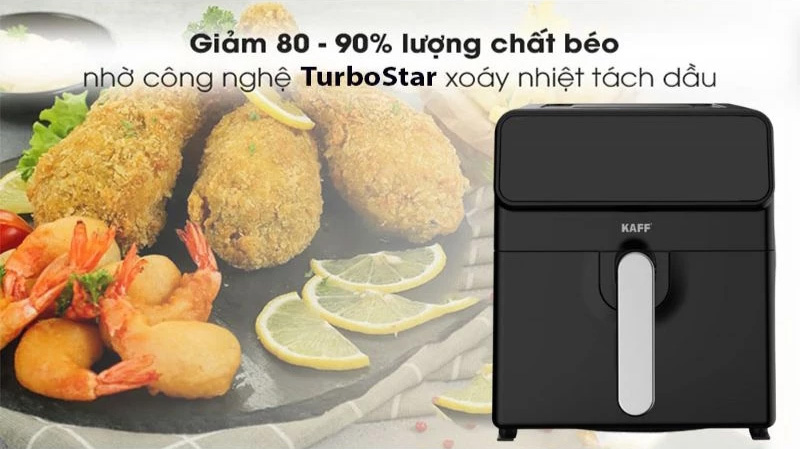 Công nghệ chiên không dầu TurboStar – Giòn ngon, ít béo
