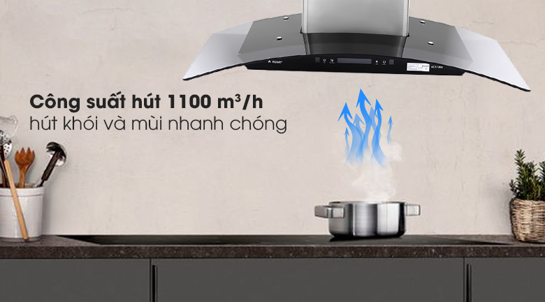 Máy hút mùi kính cong Pramie AC17-900
