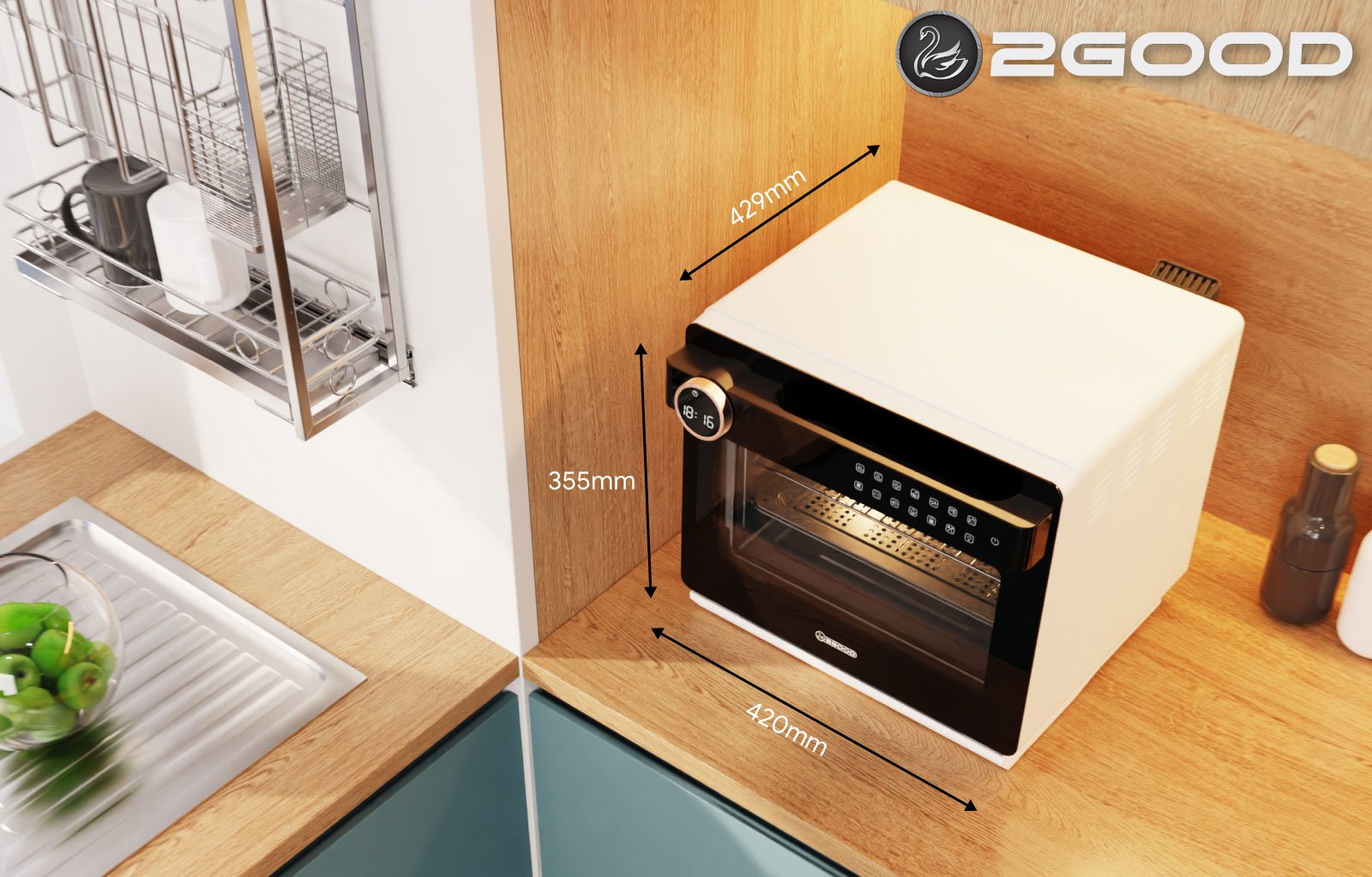 Nồi chiên có cửa kính