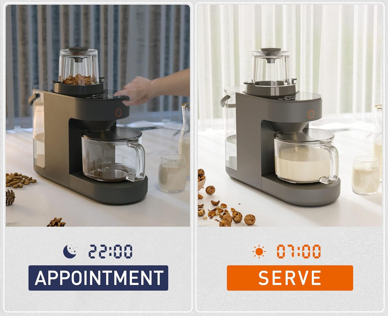 Hẹn giờ linh hoạt và tính năng tự ngắt an toàn