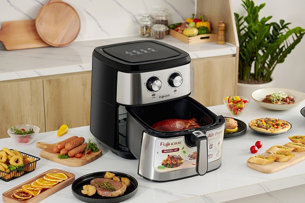 Nồi chiên nướng thực phẩm chín rất nhanh