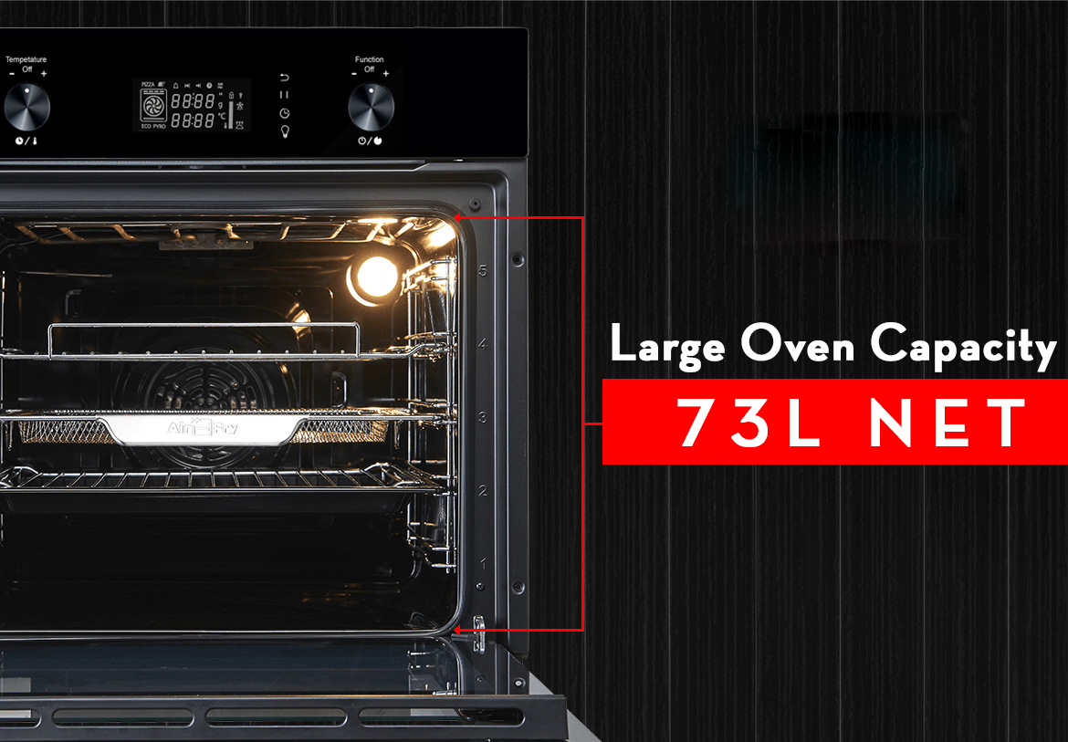 Khoang lò tráng men chống bám bẩn – Giữ lò luôn sạch đẹp