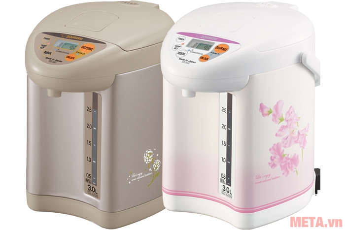 Hình ảnh bình thủy điện Zojirushi CD-JUQ30 với 2 mẫu cho bạn thêm nhiều lựa chọn