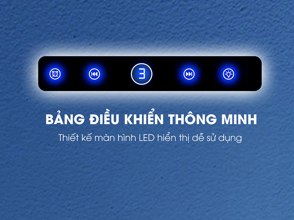 Máy hút mùi Spelier dùng điều khiển cảm ứng