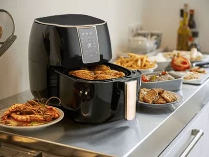 Nồi chiên không dầu có bảng điều khiển điện tử