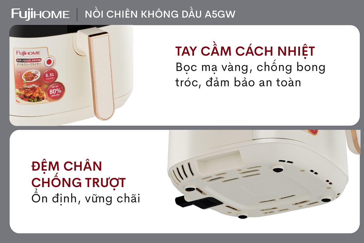 Tay cầm cách nhiệt tốt