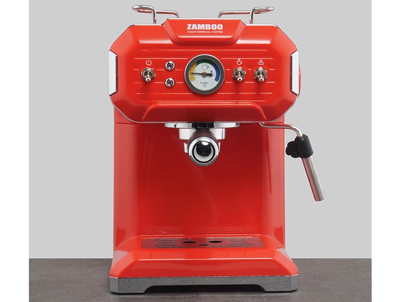 Máy pha cà phê Zamboo ZB-92CF màu đỏ