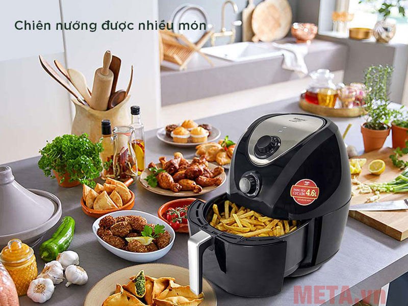 Nồi chiên không dầu Magic A-78N giúp làm được nhiều món ăn
