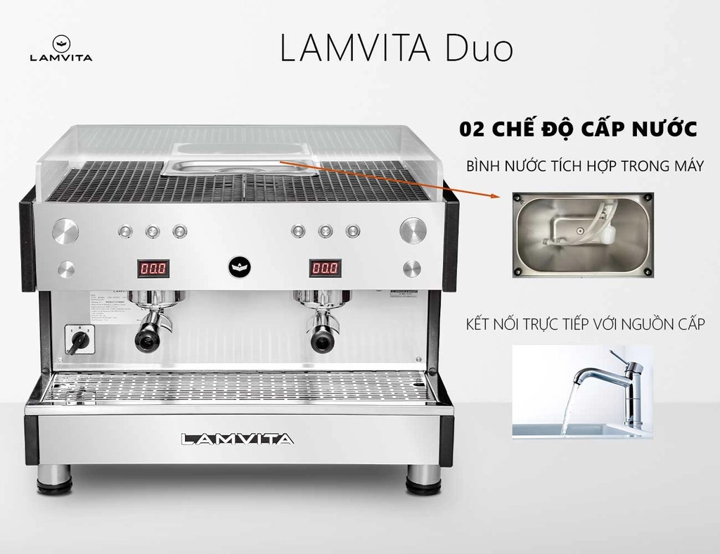 Lamvita Duo có chế độ cấp nước linh hoạt