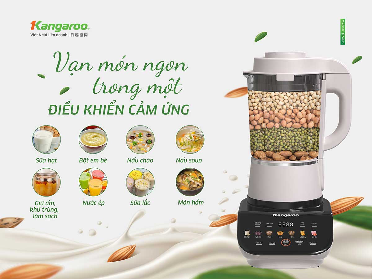 Kangaroo KG175HB2 đa dạng chương trình nấu nướng