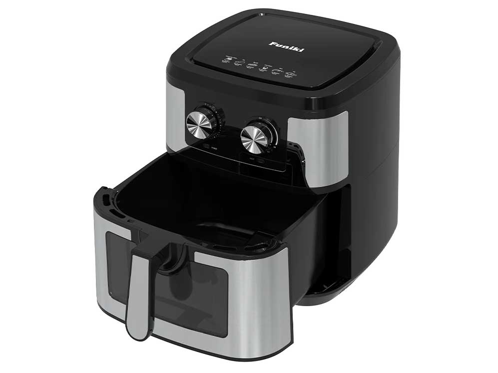 Nồi chiên không dầu Hòa Phát sẽ tự ngắt khi kéo lòng nồi ra