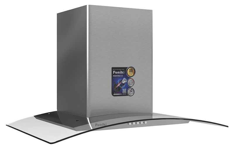 Funiki HKH9655 hút mùi hiệu quả với 3 tốc độ