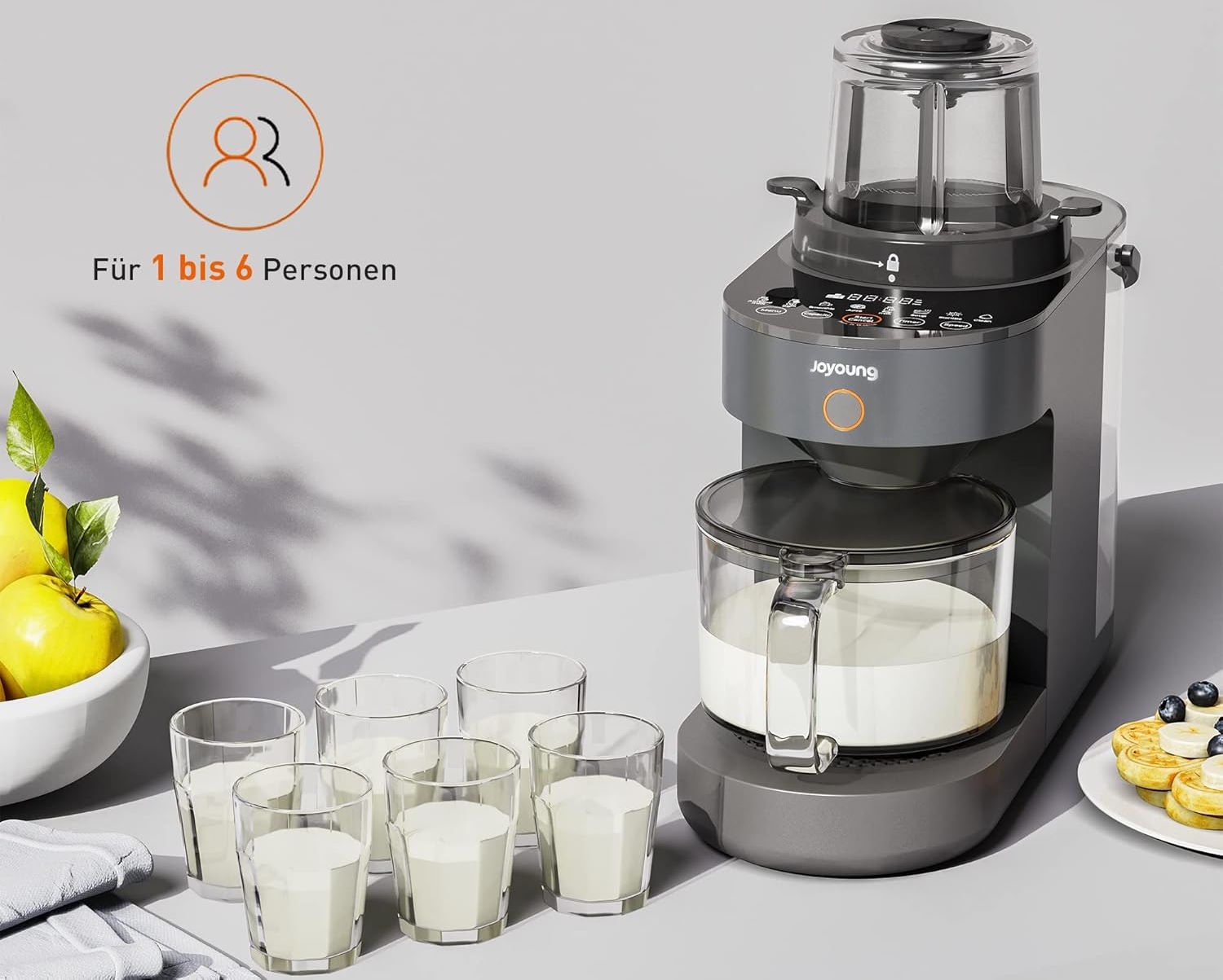 Dung tích linh hoạt 300–1200ml – Phù hợp cho cả nhà