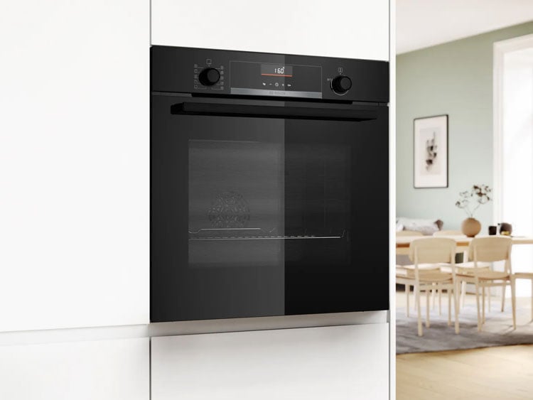 Lò nướng Bosch có 10 công thức nấu cài đặt sẵn