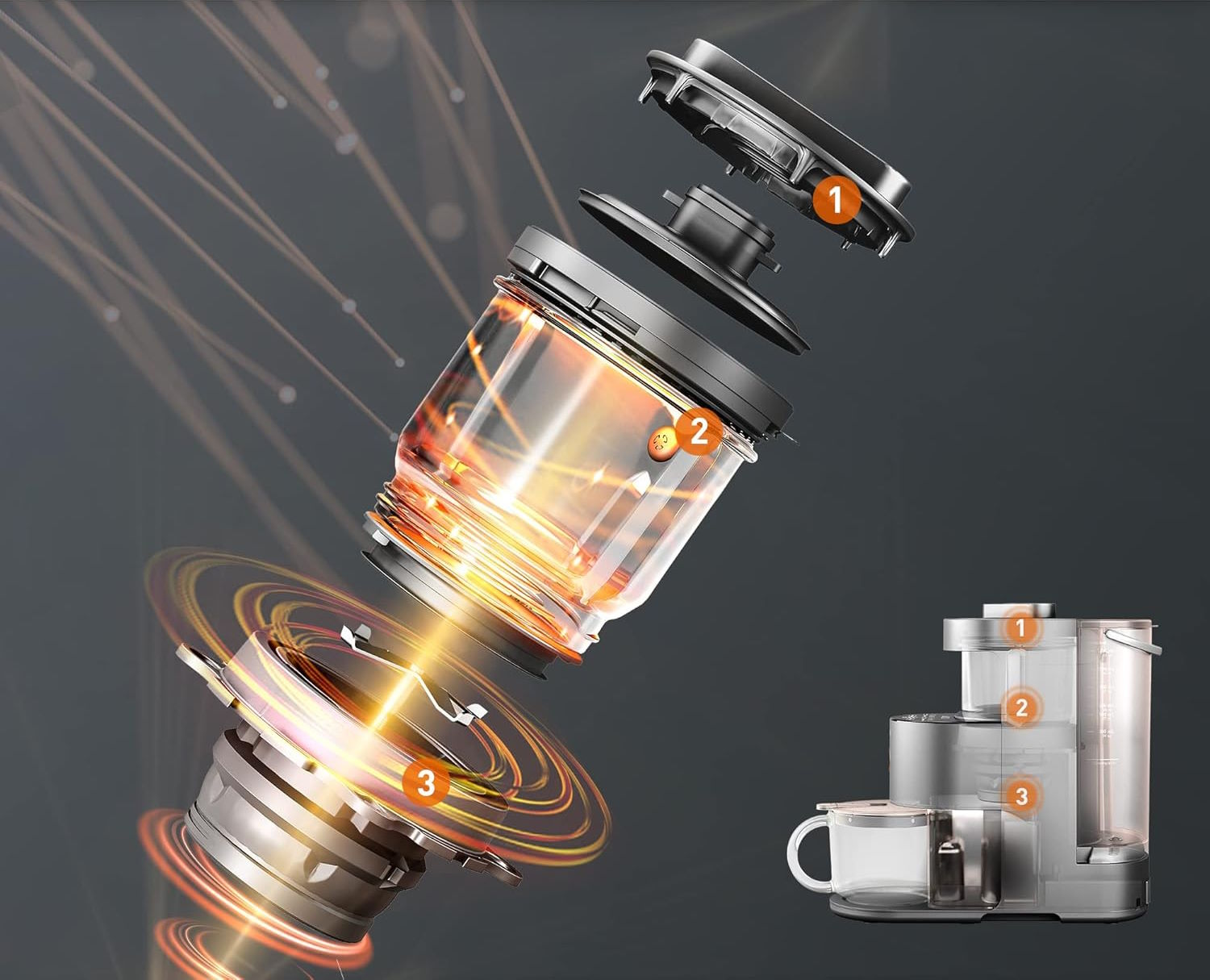 Xay nhuyễn mịn, giữ trọn dinh dưỡng