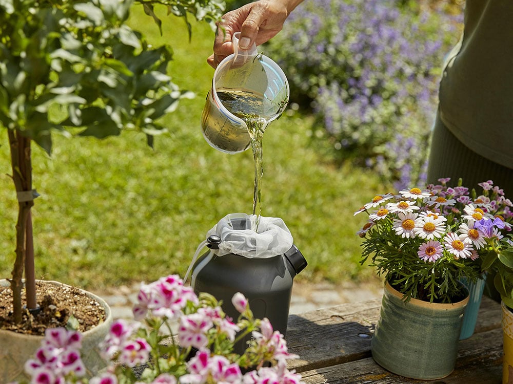 Miệng đổ nước rộng