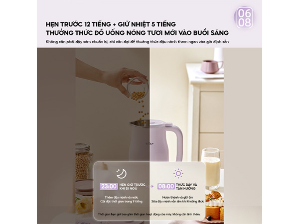 Chức năng hẹn giờ tiện lợi