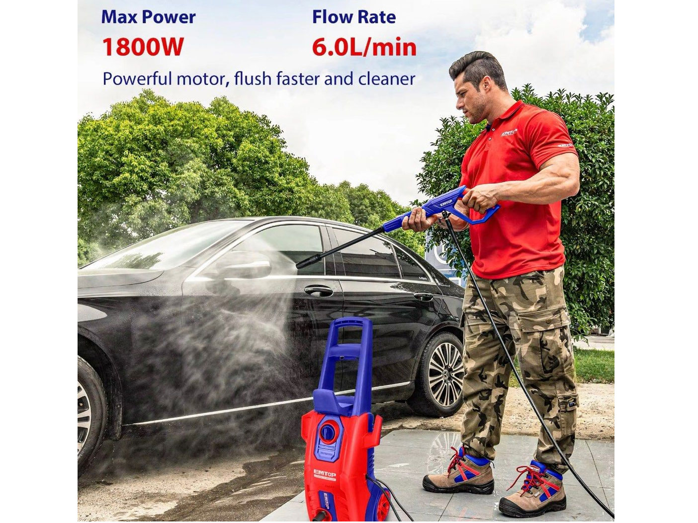 Máy xịt rửa Emtop EHPW1801