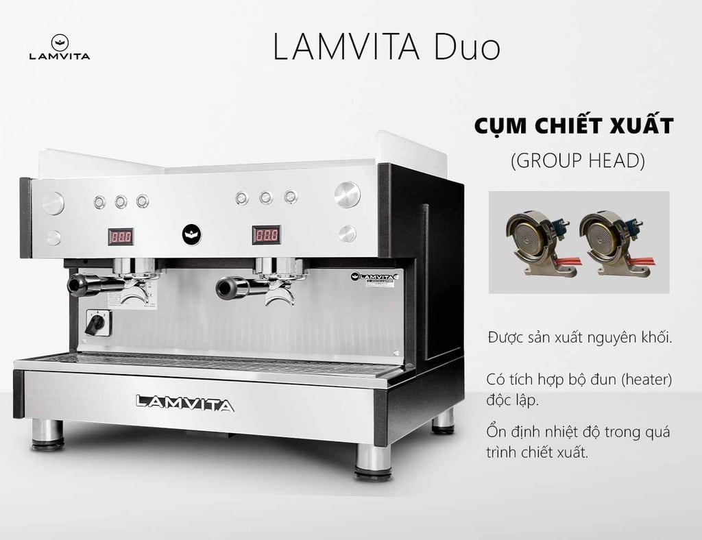 Cụm chiết xuất hiện đại ổn định nhiệt độ