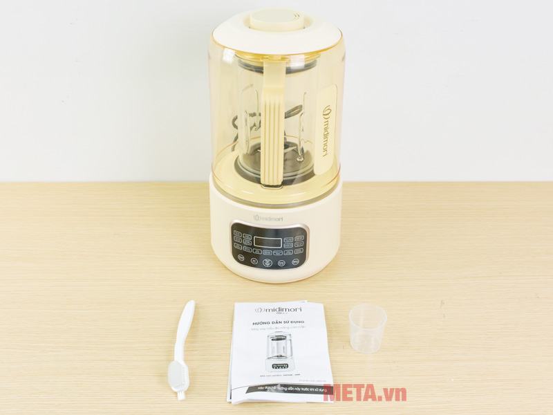 Trọn bộ máy xay nấu làm sữa hạt đa năng Midimori MDMR-668